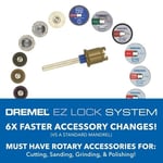 Dremel EZ728-01 EZ Kilit Döner Alet Kesme Diskleri Aksesuar Kiti, Plastik, Metal ve İnce Kesimler için Kesme Tekerlekleri, 11 Parça Çeşitli Aksesuar Seti
