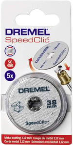 Dremel SC456 EZ SpeedClic Metal Kesme Diski, 38 mm, 5'li