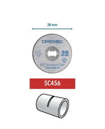 Dremel SC456 EZ SpeedClic Metal Kesme Diski, 38 mm, 5'li
