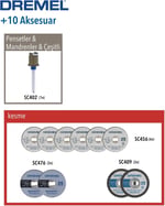 Dremel SC690 EZ SpeedClic Kesme Aksesuar Seti 11'li