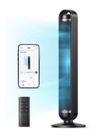 DREO 42 İnç Akıllı Kule Tipi Fan, 9 m/s Yüksek Hızlı Serinletme, 9 Hız Kademesi, 25 dB, 4 Çalışma Modu, 90° Salınım, 12 Saat Zamanlayıcı, Wi-Fi/Alexa/Uzaktan Kumanda Desteği