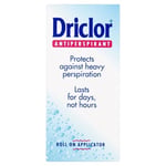 Driclor Roll-On Antiperspirant 20 ml Erkek Kadın İçin Terlemeye Karşı Etkili Pudrasız Formül