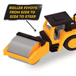 DRIVEN by Battat - Micro Steam Roller - Rugged Toy Steam Roller with Lights and Sounds, for Kids Age 4+