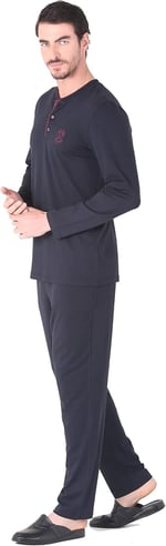 D's Damat Erkek Pijama Takımı 221001 (as3, alpha, jaspo_l, Lacivert, XL)