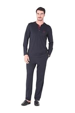 D's Damat Erkek Pijama Takımı 221001 (as3, alpha, jaspo_l, Lacivert, XL)
