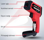 DT8380FC Kızılötesi Lazerli Termometre 380°C