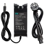 DTK® Şarj cihazı LA90PM111 19,5V 4,62A 90W Notebook Laptop şarj kablosu AC güç kaynağı Dell inspiron XPS fiş şarj cihazları taşınabilir bilgisayar için güç kaynağı [7,4 mm x 5,0 mm]