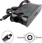 DTK® Şarj cihazı LA90PM111 19,5V 4,62A 90W Notebook Laptop şarj kablosu AC güç kaynağı Dell inspiron XPS fiş şarj cihazları taşınabilir bilgisayar için güç kaynağı [7,4 mm x 5,0 mm]