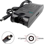 DTK® Şarj cihazı LA90PM111 19,5V 4,62A 90W Notebook Laptop şarj kablosu AC güç kaynağı Dell inspiron XPS fiş şarj cihazları taşınabilir bilgisayar için güç kaynağı [7,4 mm x 5,0 mm]