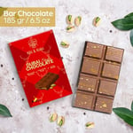 Dubai Çikolatası – Çıtır Kadayıflı Antep Fıstığı Dolgulu Sütlü Belçika Çikolatası (185 g) – El Yapımı, Çıtır Kadayıflı ve Fıstık Kremalı Gurme Lezzet (2’li Paket)