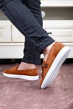 Ducavelli Airy Hakiki Deri Süet Erkek Günlük Ayakkabı Loafer Ayakkabı