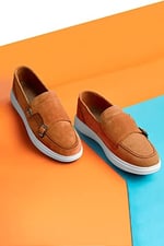 Ducavelli Airy Hakiki Deri Süet Erkek Günlük Ayakkabı Loafer Ayakkabı