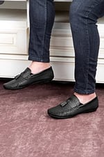Ducavelli Array Hakiki Deri Erkek Günlük Ayakkabı, Rog Loafer Ayakkabı