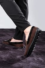Ducavelli Colore Hakiki Deri Erkek Günlük Ayakkabı, Loafer Ayakkabı, Hafif Ayakkabı, Süet Loafer