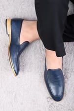 Ducavelli Flavia Hakiki Deri Erkek Klasik Ayakkabı, Loafer Klasik Ayakkabı