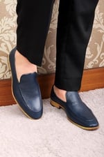 Ducavelli Flavia Hakiki Deri Erkek Klasik Ayakkabı, Loafer Klasik Ayakkabı