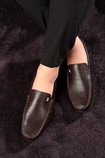 Ducavelli Fruga Hakiki Deri Erkek Günlük Ayakkabı, Loafer Ayakkabı, Hafif Ayakkabı