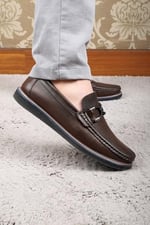 Ducavelli Gela Hakiki Deri Erkek Günlük Ayakkabı Loafer Ayakkabı
