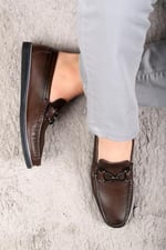 Ducavelli Gela Hakiki Deri Erkek Günlük Ayakkabı Loafer Ayakkabı