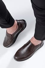 Ducavelli Lofor Hakiki Deri Comfort Ortopedik Erkek Günlük Ayakkabı, Baba Ayakkabısı, Ortopedik Ayakkabı, Loafer Ayakkabı