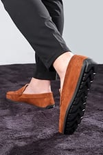 Ducavelli Naran Hakiki Deri Erkek Günlük Ayakkabı, Loafer Ayakkabı, Hafif Ayakkabı, Süet Ayakkabı