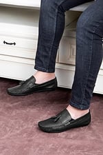 Ducavelli Noble Hakiki Deri Erkek Günlük Ayakkabı, Rog Loafer Ayakkabı