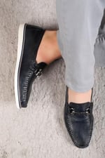 Ducavelli Ragusa Hakiki Deri Erkek Günlük Ayakkabı Loafer Ayakkabı