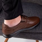 Ducavelli String Hakiki Deri Comfort Ortopedik Erkek Günlük Ayakkabı, Baba Ayakkabısı, Ortopedik Ayakkabı