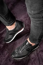 Ducavelli Stripe Hakiki Deri Erkek Günlük Ayakkabı, Casual Ayakkabı,%100 Deri Ayakkabı, 4 Mevsim Ayakkabı