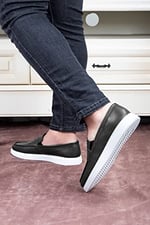 Ducavelli Trim Hakiki Deri Erkek Günlük Ayakkabı Loafer Ayakkabı
