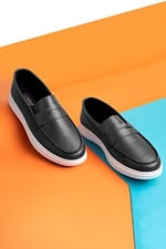 Ducavelli Trim Hakiki Deri Erkek Günlük Ayakkabı Loafer Ayakkabı