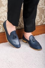 Ducavelli Tusa Hakiki Deri Erkek Klasik Ayakkabı, Loafer Klasik Ayakkabı