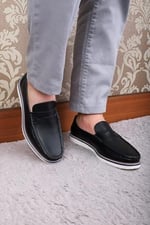Ducavelli Vittoria Hakiki Deri Erkek Günlük Ayakkabı Loafer Ayakkabı