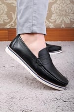 Ducavelli Vittoria Hakiki Deri Erkek Günlük Ayakkabı Loafer Ayakkabı