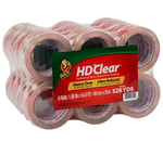 Duck HD Şeffaf Ambalaj Bandı - 24 Rulo, 1312 Metre - Nakliye, Postalama, Taşıma ve Depolama için Ağır Hizmet Tipi Ambalaj Bandı - Kutular  - Seçenekler: 24 Rolls, 54.6 yds, 6 Rolls, 3-inch x 54.6 yrds
