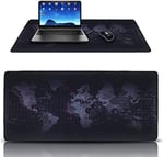 Dünya Haritalı 90x40 Cm Mouse Pad, Dünya Desenli Mouse Pad
