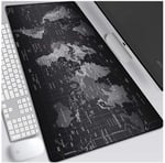 Dünya Haritalı 90x40 Cm Mouse Pad, Dünya Desenli Mouse Pad