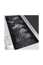 Dünya Haritalı 90x40 Cm Mouse Pad, Dünya Desenli Mouse Pad