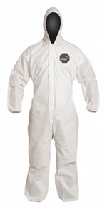 DuPont Kapüşonlu tek kullanımlık tulum, beyaz, XL, 25 adet