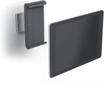 Durable 893323 Duvar Montajlı Tablet Tutucu, Gümüş/Antrasit - Seçenekler: 7-13 Zoll, ohne Hülle, Für Tablet 7-13 Zoll, mit Hülle...