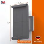 Durable 893323 Duvar Montajlı Tablet Tutucu, Gümüş/Antrasit - Seçenekler: 7-13 Zoll, ohne Hülle, Für Tablet 7-13 Zoll, mit Hülle...