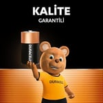 Duracell Alkalin D Piller, 2’li paket