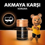 Duracell Alkalin D Piller, 2’li paket
