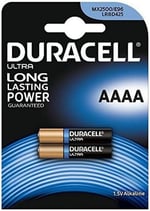 Duracell Alkalin MN2500 AAAA Pil 2'li