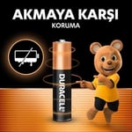 Duracell Basic AAA Alkalin Ince Kalem Pil (6'Lı Paket) – 1,5V – Daha Uzun Ömürlü – Günlük Cihazlar Için Güvenilir Güç – Plastik Içermeyen Ambalaj - Mn2400
