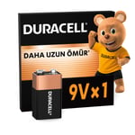 Duracell Basic Alkalin 9V Pil (1'Li Paket) – Çok Amaçlı Alkalin Pil 9V – Daha Uzun Ömürlü – Günlük Cihazlar Için Güvenilir Güç – Plastik Içermeyen Ambalaj - Mn1604