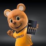Duracell Cef 14 Pil Şarj Cihazı, 4 Saat (1 Adet) Ve Şarj Edilebilir AA Ve AAA Pil (2'Şer Adet)