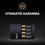 Duracell Cef 14 Pil Şarj Cihazı, 4 Saat (1 Adet) Ve Şarj Edilebilir AA Ve AAA Pil (2'Şer Adet)