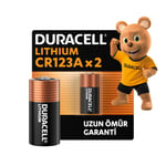 Duracell Cr123 Yüksek Güçlü Lityum Pil (2’Li Paket) 3V (Cr123A / Cr17345) – Uzun Kullanım Ömrü – Kameralarda, Duman Dedektörlerinde Kullanım Için – 10 Yıl Depolama Ömrü Garantisi - Sızıntı Önleme