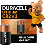 Duracell CR2 Yüksek Güçlü Lityum Pil (2’li Paket) 3V (CR15H270) – Uzun kullanım ömrü garantili – Alarm Sistemi Dedektörlerinde, LED Işıklarda Kullanım – 10 Yıl Depolama Ömrü Garantisi - Sızıntı Önleme